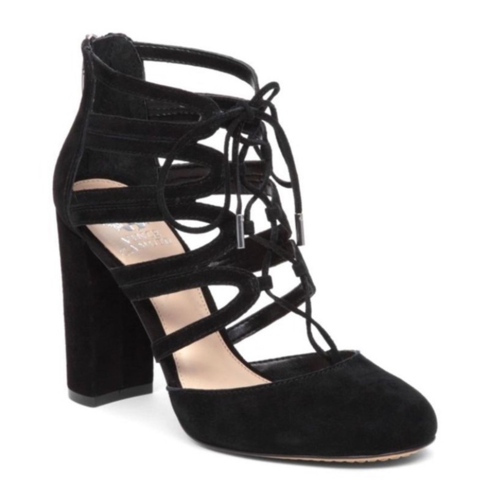 Vince camuto lace up heels